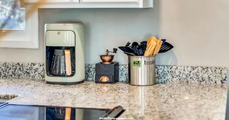 accessories on kitchen counter