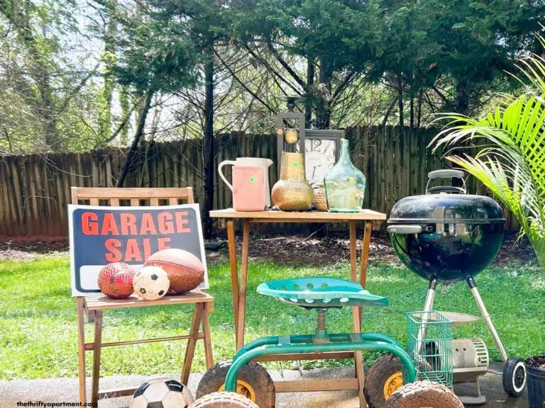 yard sale items
