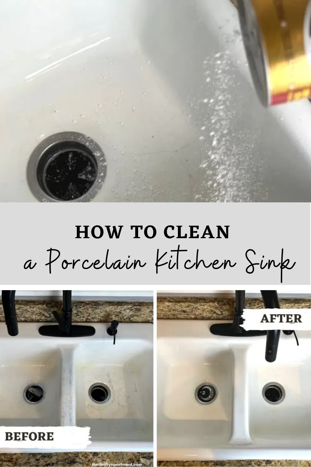 porcelain kitchen sink
