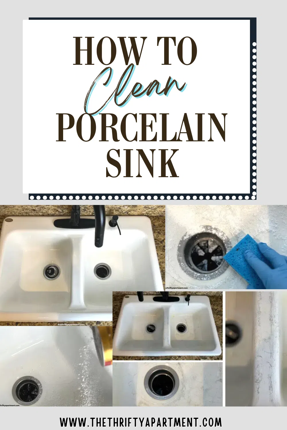 Clean a Porcelain Sink