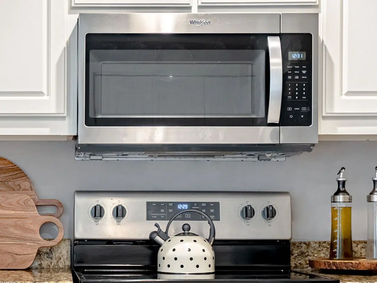 stainless steel microwave