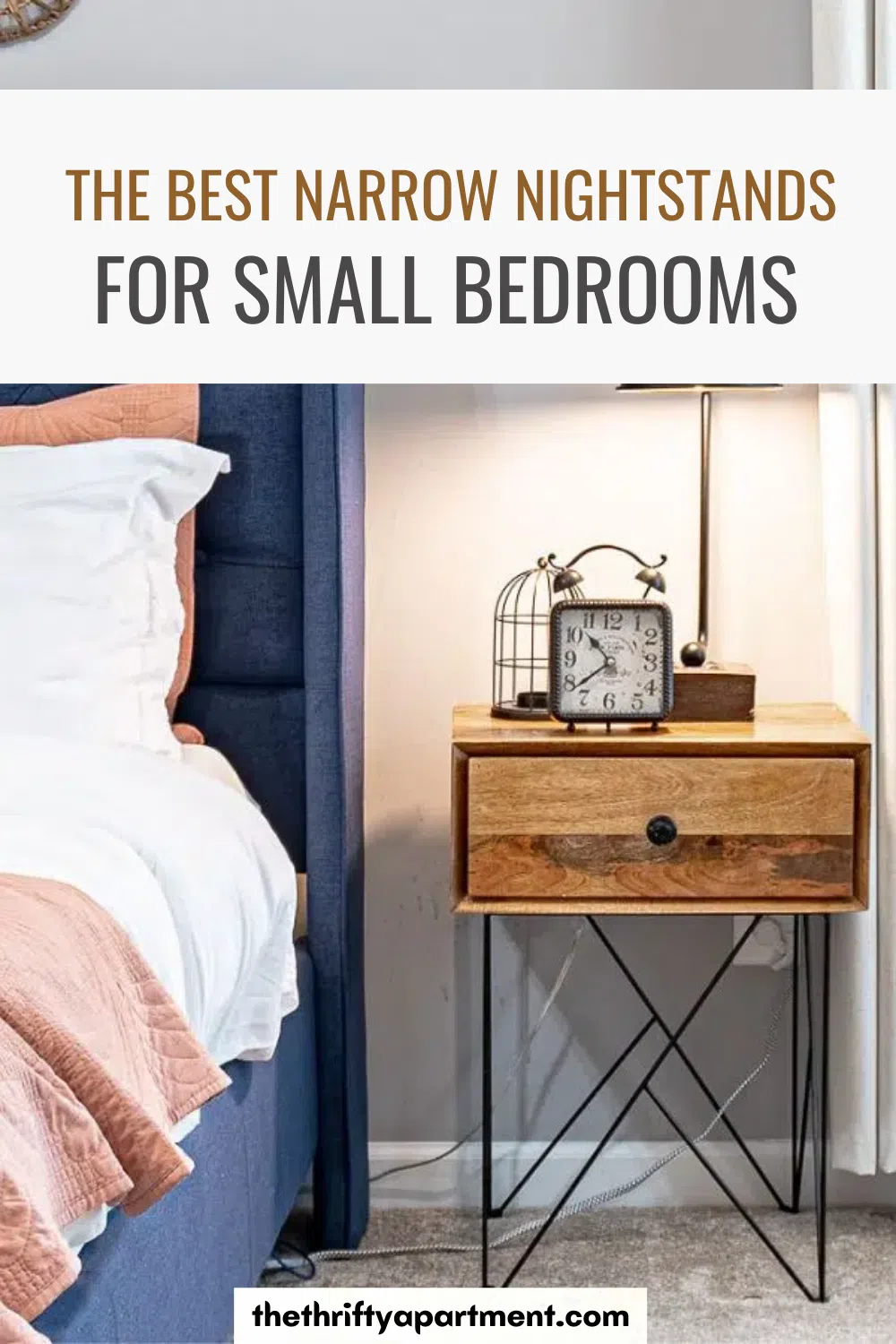 The 8 Best Narrow Nightstands for Small Bedrooms