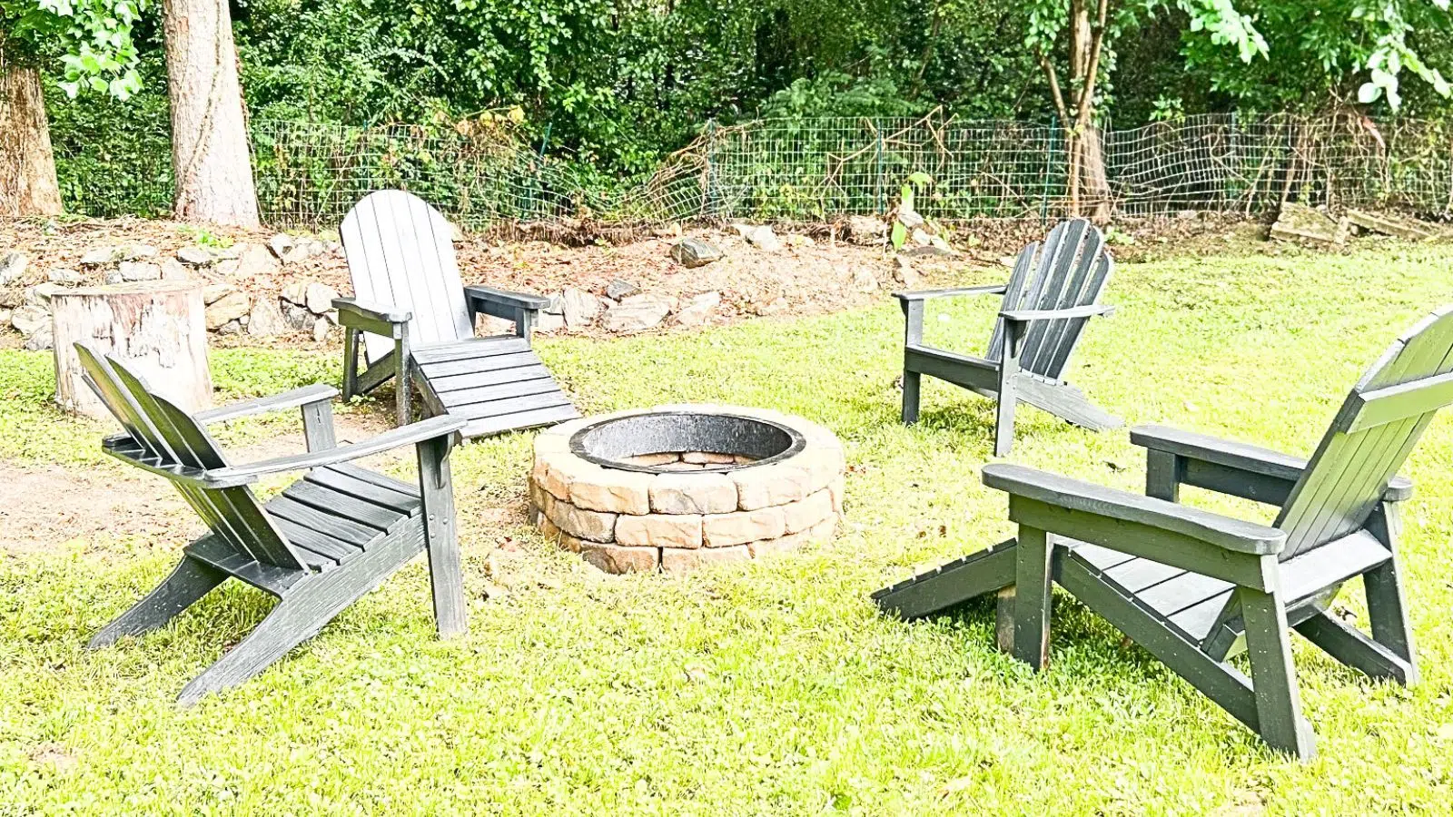 fire pit area