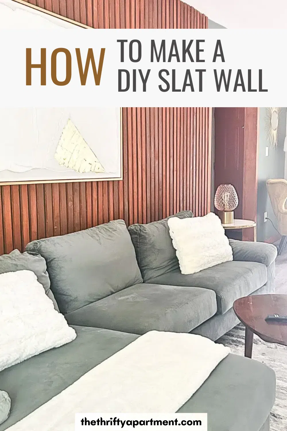 How to Make a DIY Wood Slat Wall