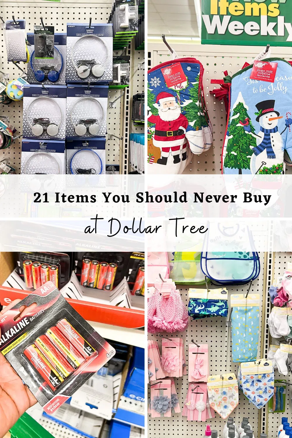 items you should never buy at dollar tree