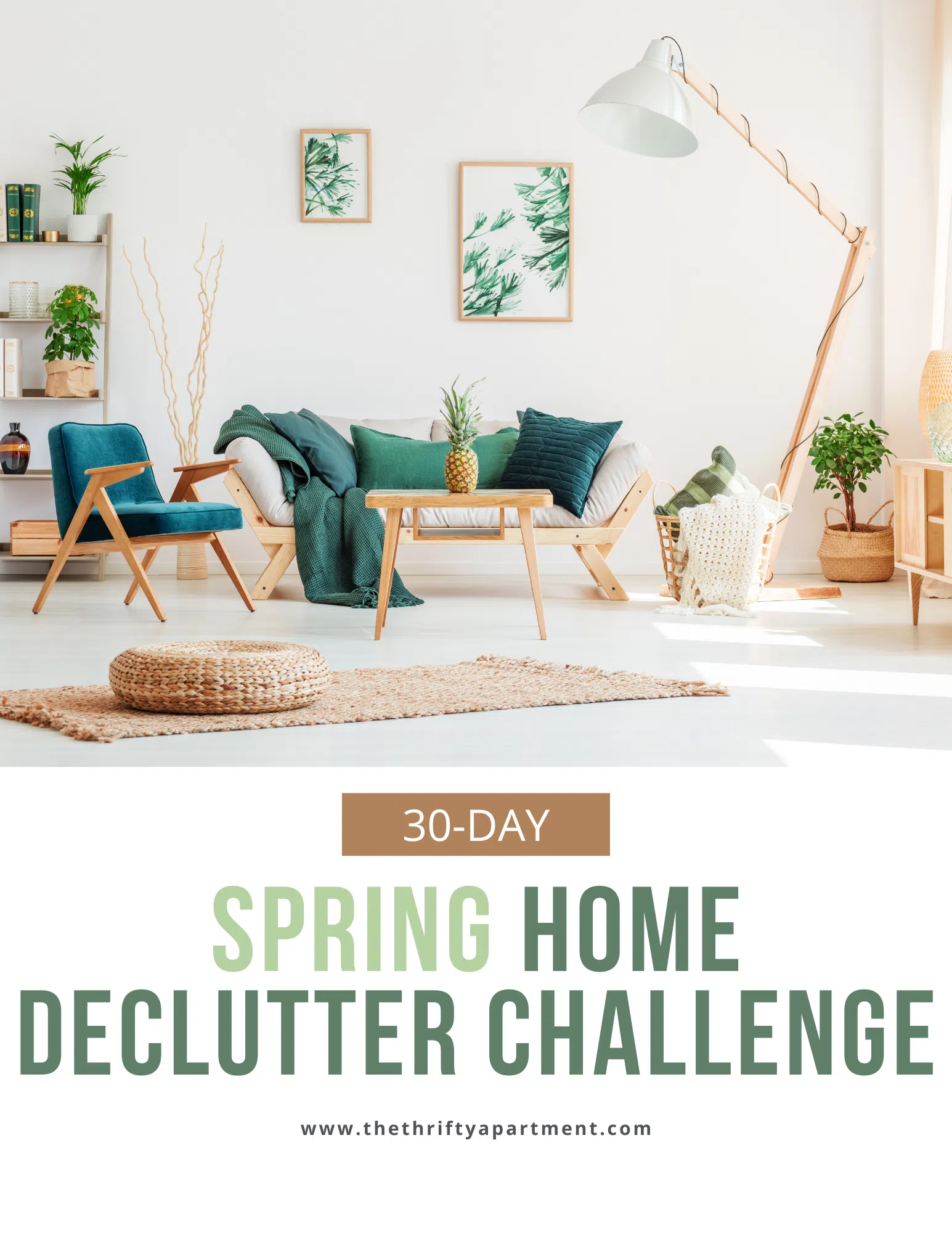 30-Day Spring Home Declutter Challenge Printable