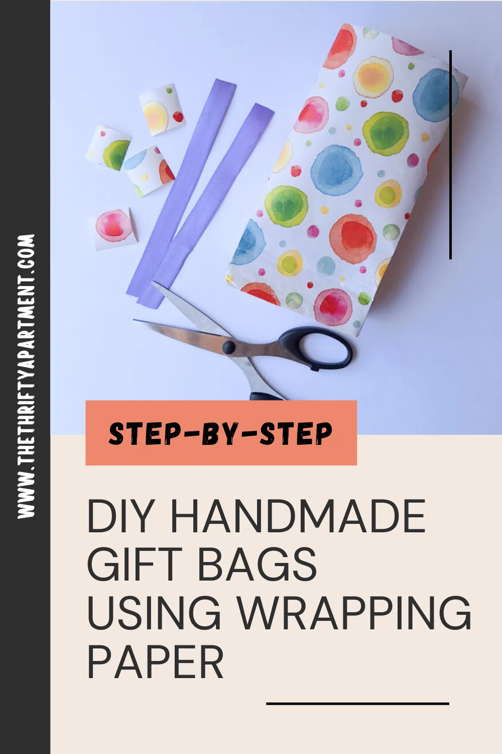 DIY Handmade Gift Bags Using Wrapping Paper