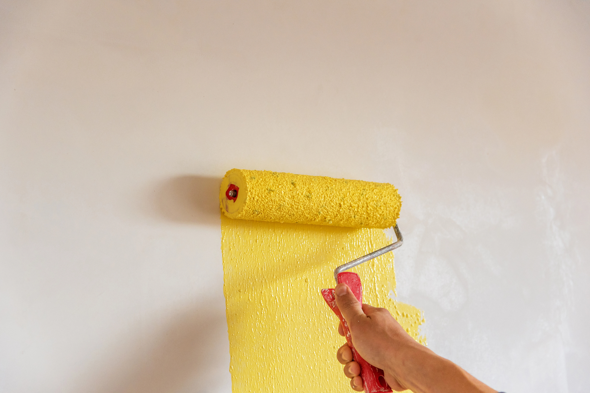 painting a wall
