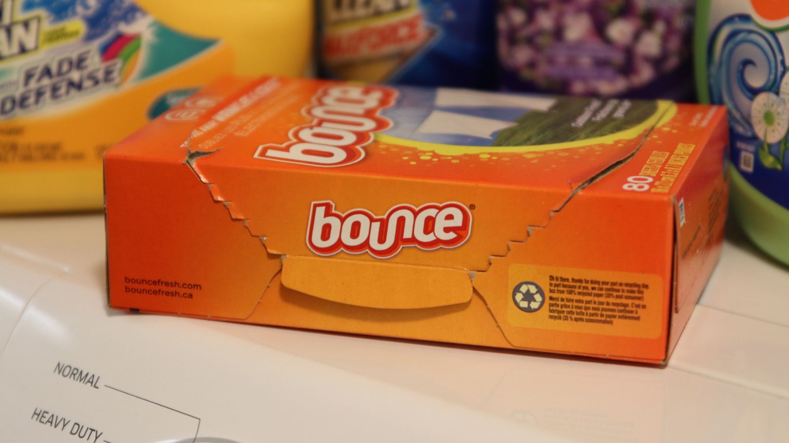 dryer sheet bounce