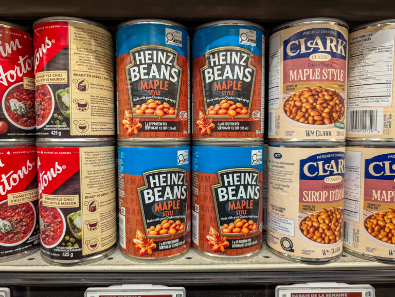 canned food beans