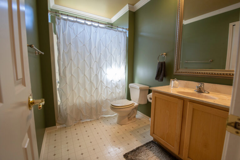 shower in bathroom