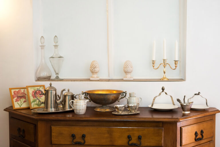 heirloom vintage table candles
