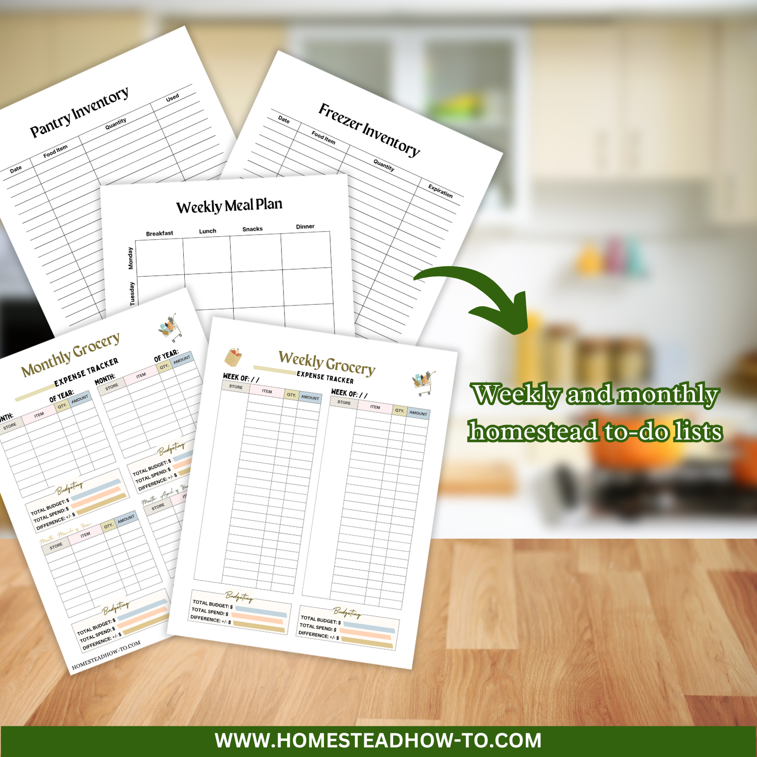Homestead Management Planner - 90+ Page Printable - Image 2