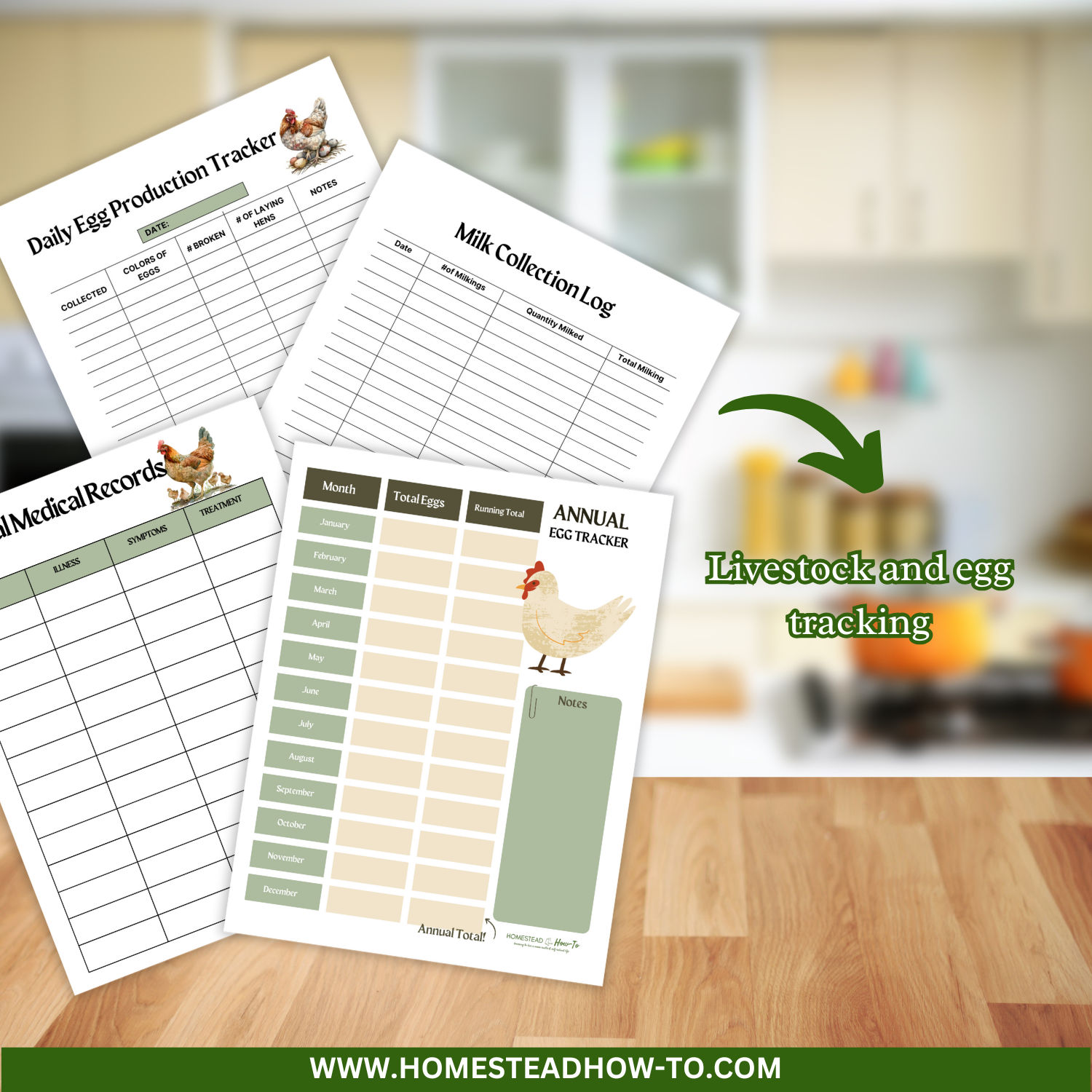 Homestead Management Planner - 90+ Page Printable - Image 4