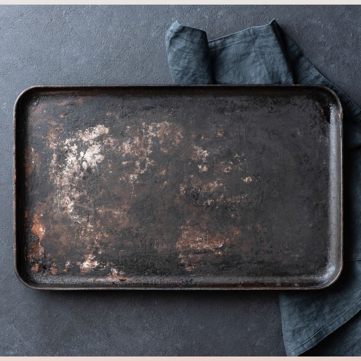 dirty baking sheets