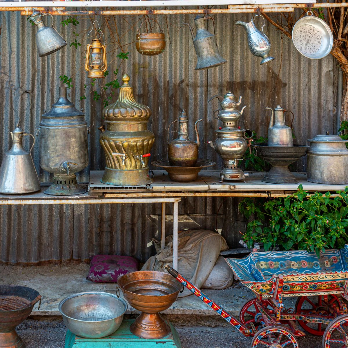 items at garage sale