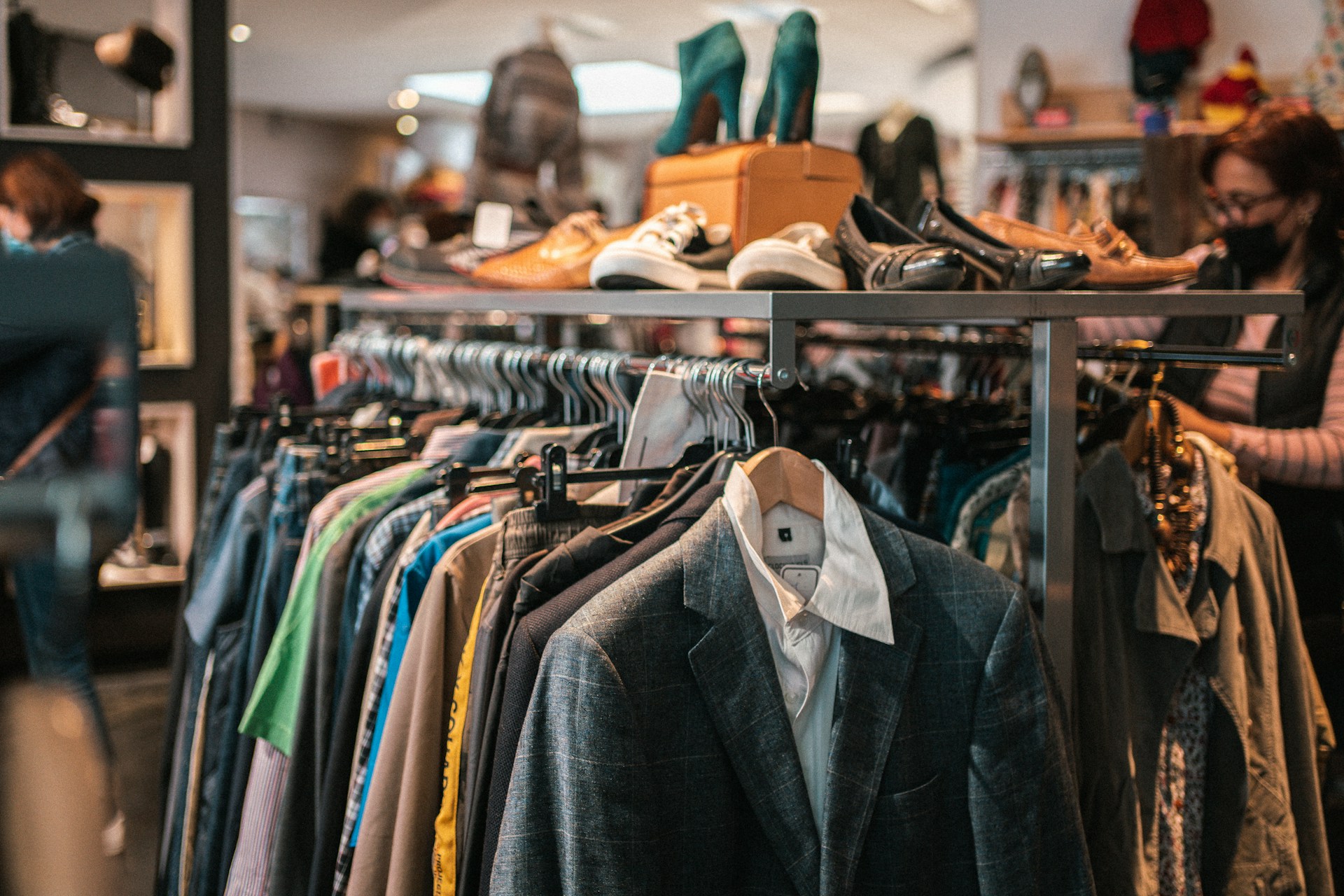 clothing aisle