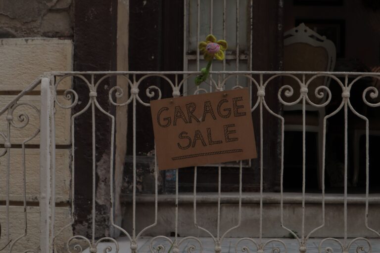 garage sales